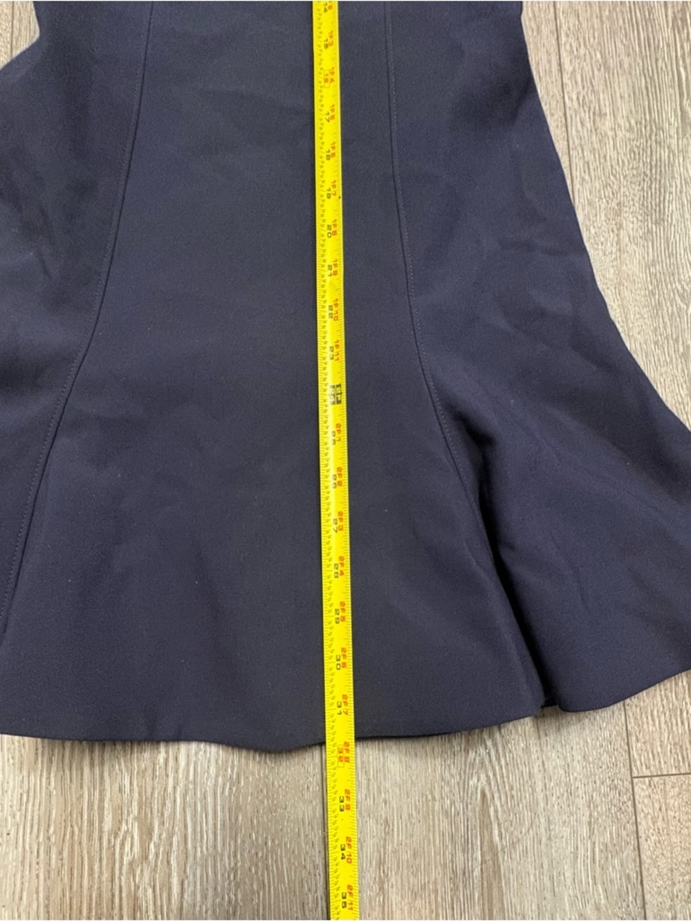 Likely navy Puff-Sleeve Fit & Flare Dress - Picture 8 of 16
